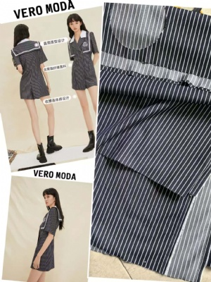 stripe dressings 220gsm navy and white